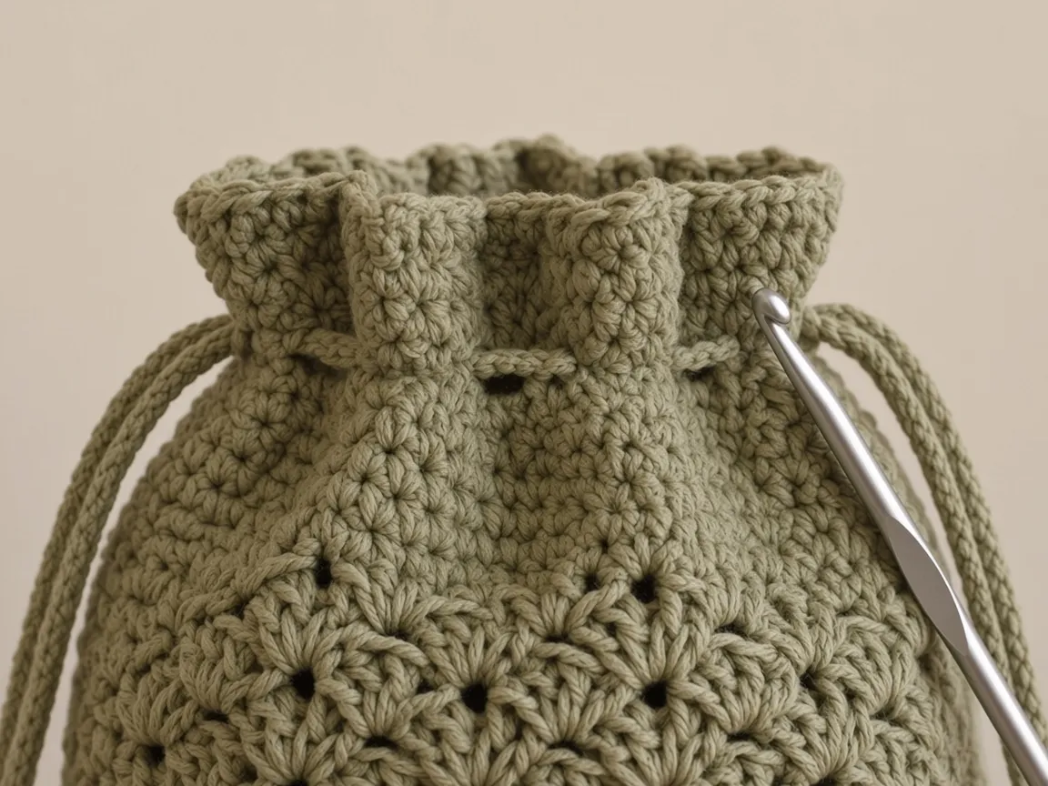 The eyelet round leaves even holes for the cord.