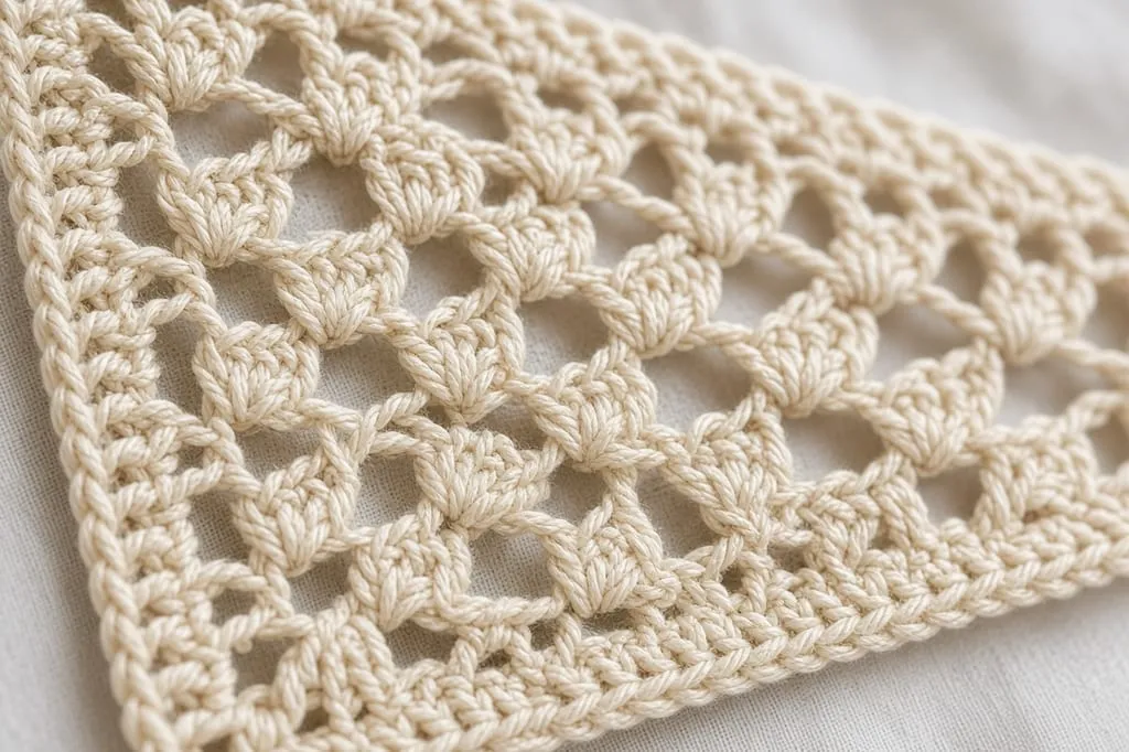 Close view of cream granny clusters