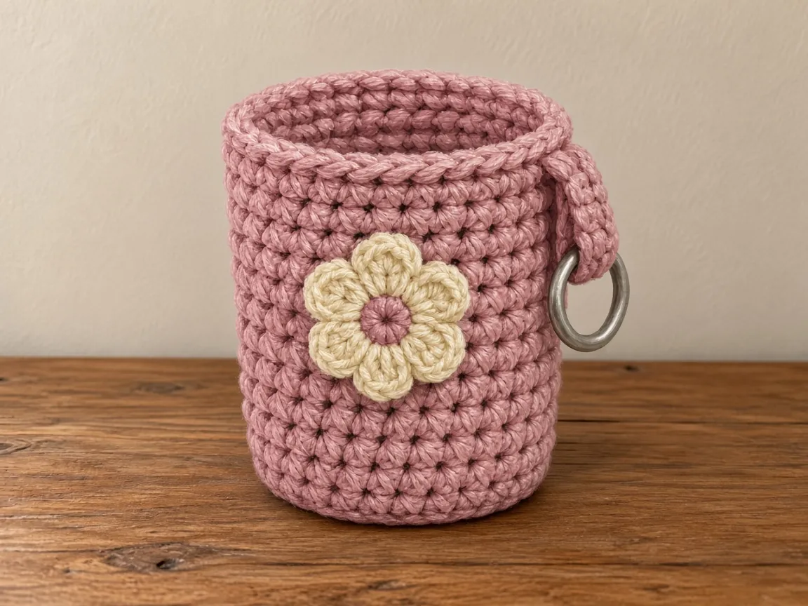 How to Crochet a Lipstick Holder