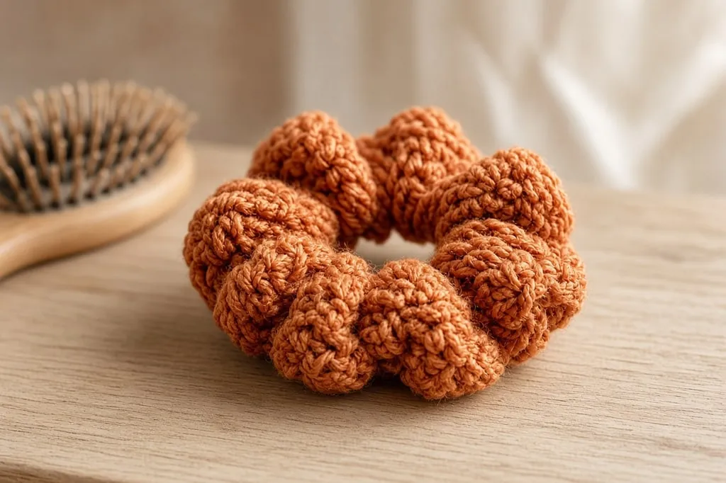 How to Crochet a Scrunchie (Beginner, One Evening)