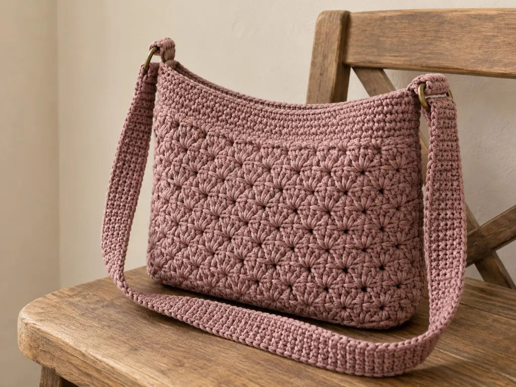 How to Crochet a Bag with a Strap (Shoulder or Crossbody)