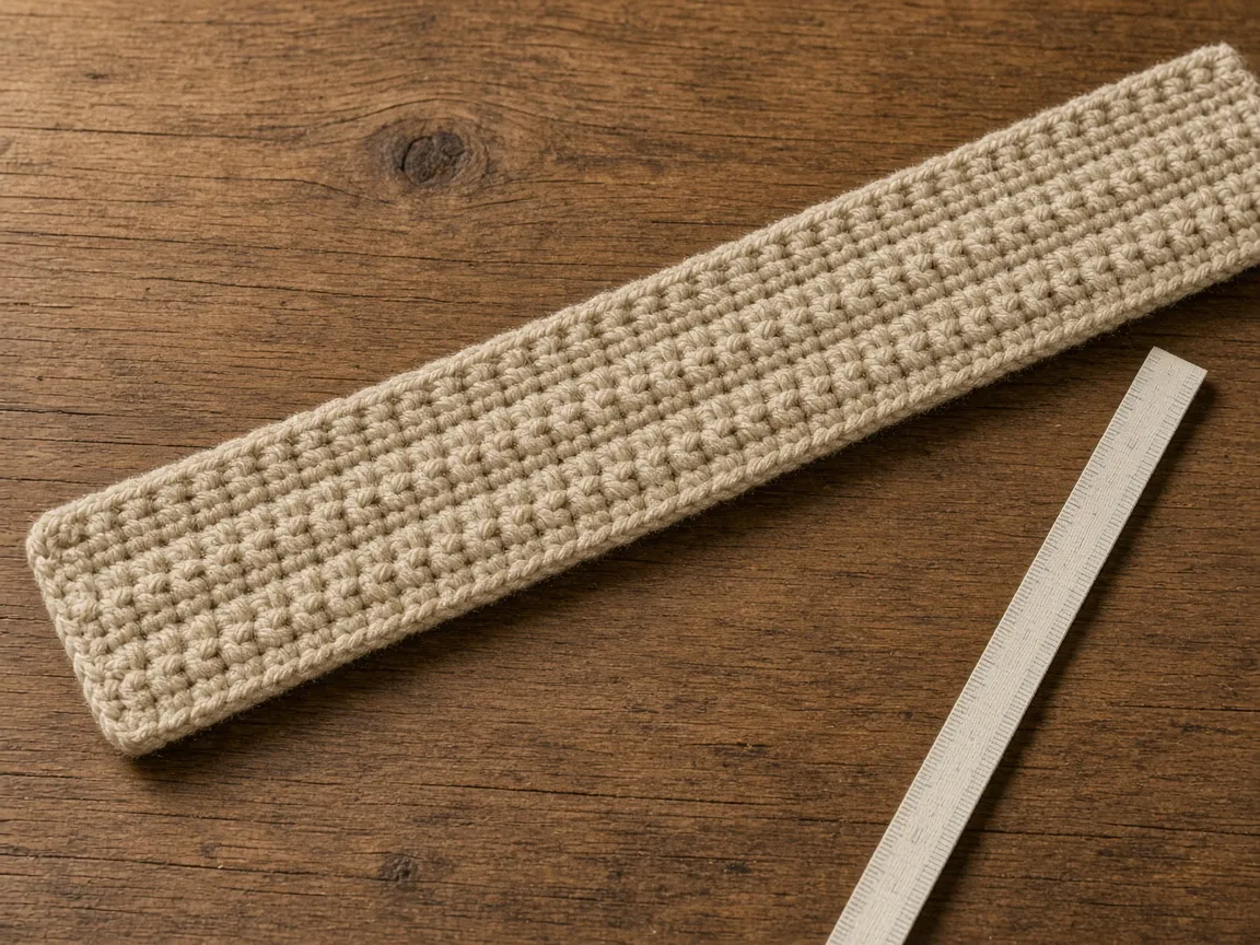 The flat band beside a tape measure