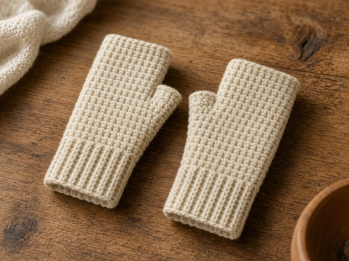 How to Crochet Fingerless Gloves